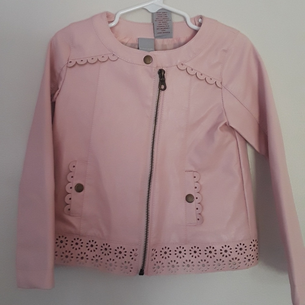 Tahari Toddler Faux Leather Jacket